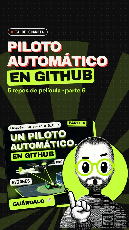 Portada: Piloto automático en GitHub