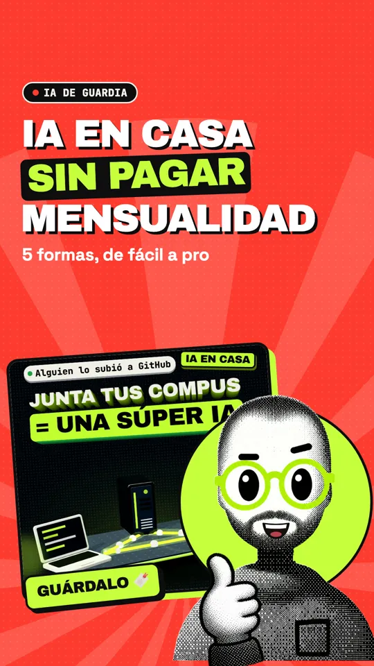 Portada: IA en casa sin pagar mensualidad